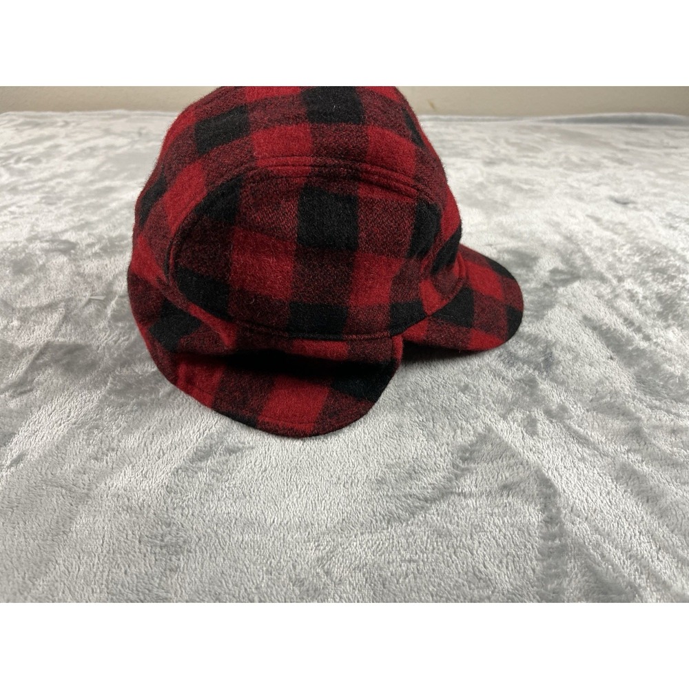 LL Bean Hat Men Large Buffalo Plaid Wool Ear Flap Trapper Lined Hunting Outdoor - Picture 5 of 8